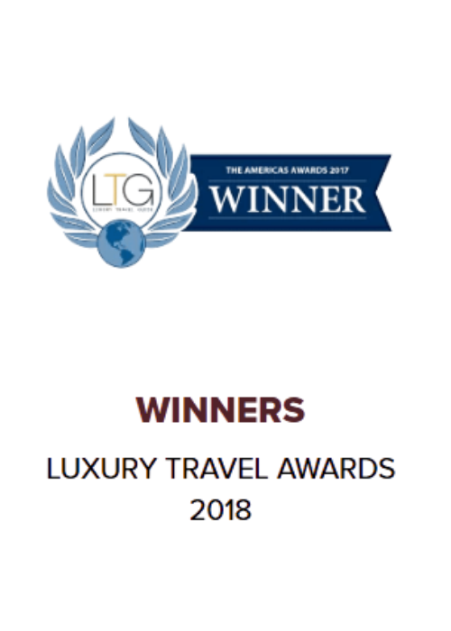 Luxury Travel Guide Awards 2018 — Winner