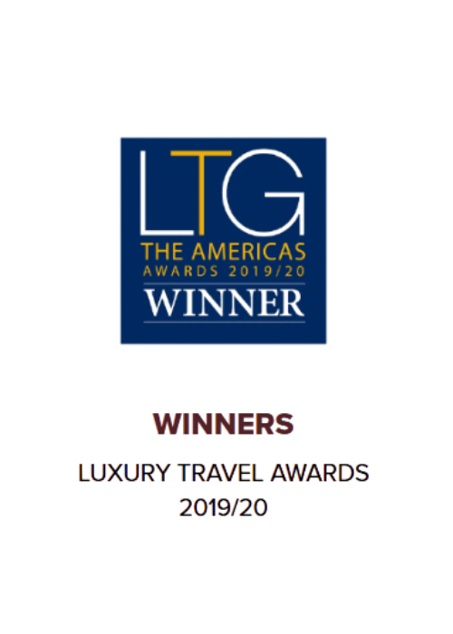 Luxury Travel Guide Awards 2019/20 — Winner