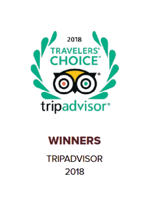 Tripadvisor Travellers' Choice 2018